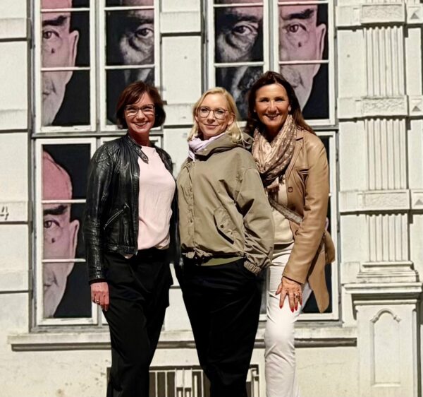 Simone Luers ( Literaturforum Lübeck ) ; Dr. Caren Heuer ( Direktorin Buddenbrokkhaus ) ; Hilke Flebbe ( 2. Vorsitzende Literatur Stadt Lübeck )